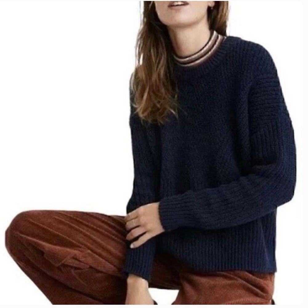 Madewell Pullover Navy Sweater